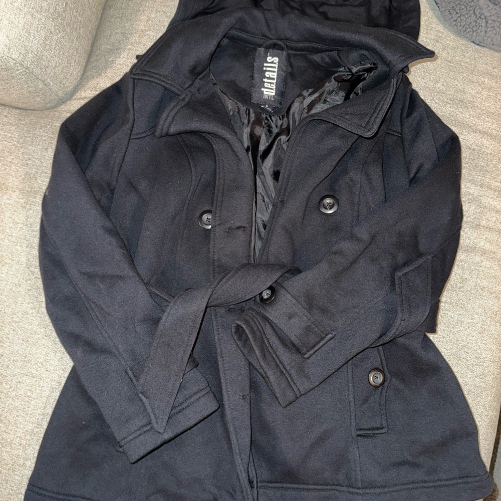 Tail Women's Black Pea Coat